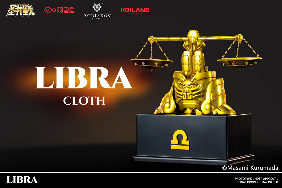 Saint Seiya Zodiakos Studio Libra Cloth Licensed Resin Statue