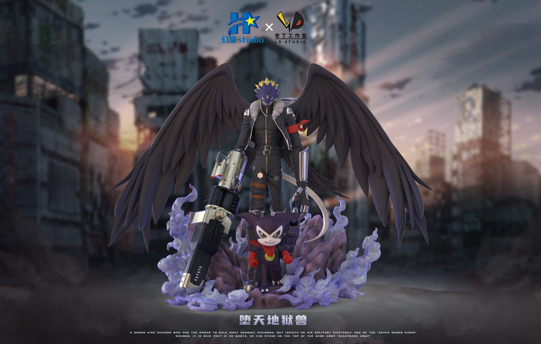 Digimon HX Studio x LD Studio Beelzebumon Resin Statue