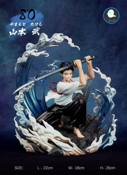 Katekyo Hitman Reborn ILL Studio Yamamoto Takeshi x Squalo Resin Statue