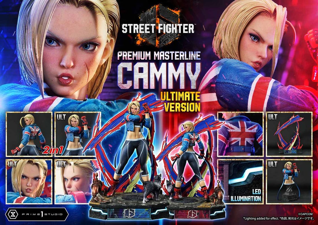 Street Fighter Prime 1 Studio Cammy Licensed Resin Statue