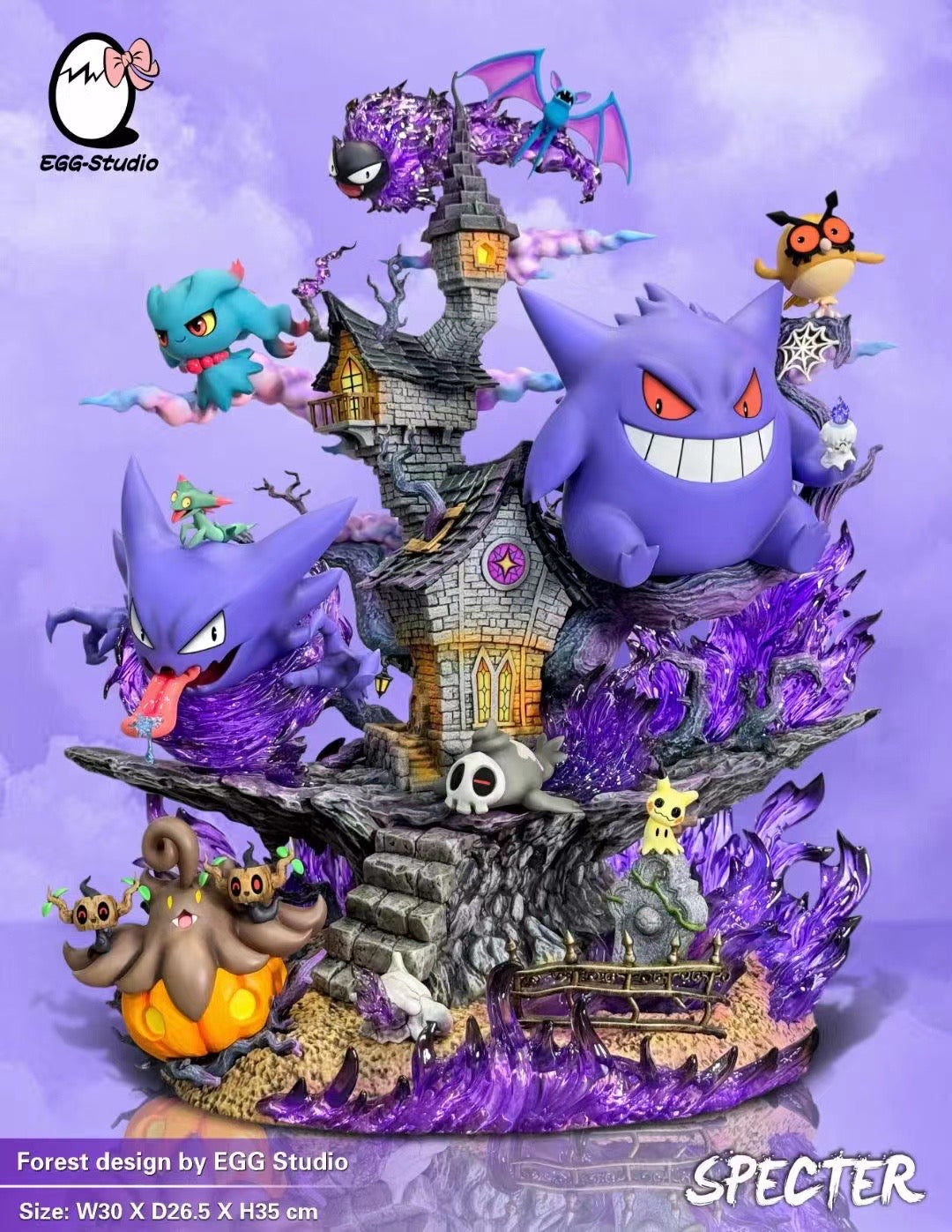 Pokemon EGG Studio Gengar Specter Type Resin Statue [PRE-ORDER]