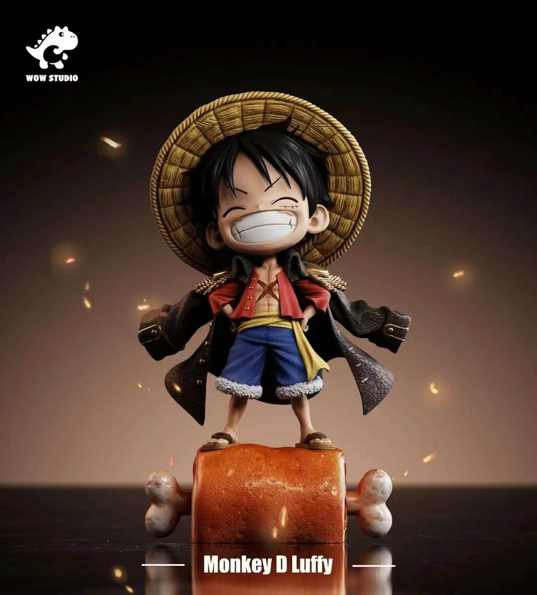 One Piece WOW Studio Little Luffy BBQ Meat Resin Statue