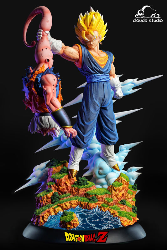 Dragon Ball Clouds Studio Vegetto VS Buuhan Resin Statue - Preorder