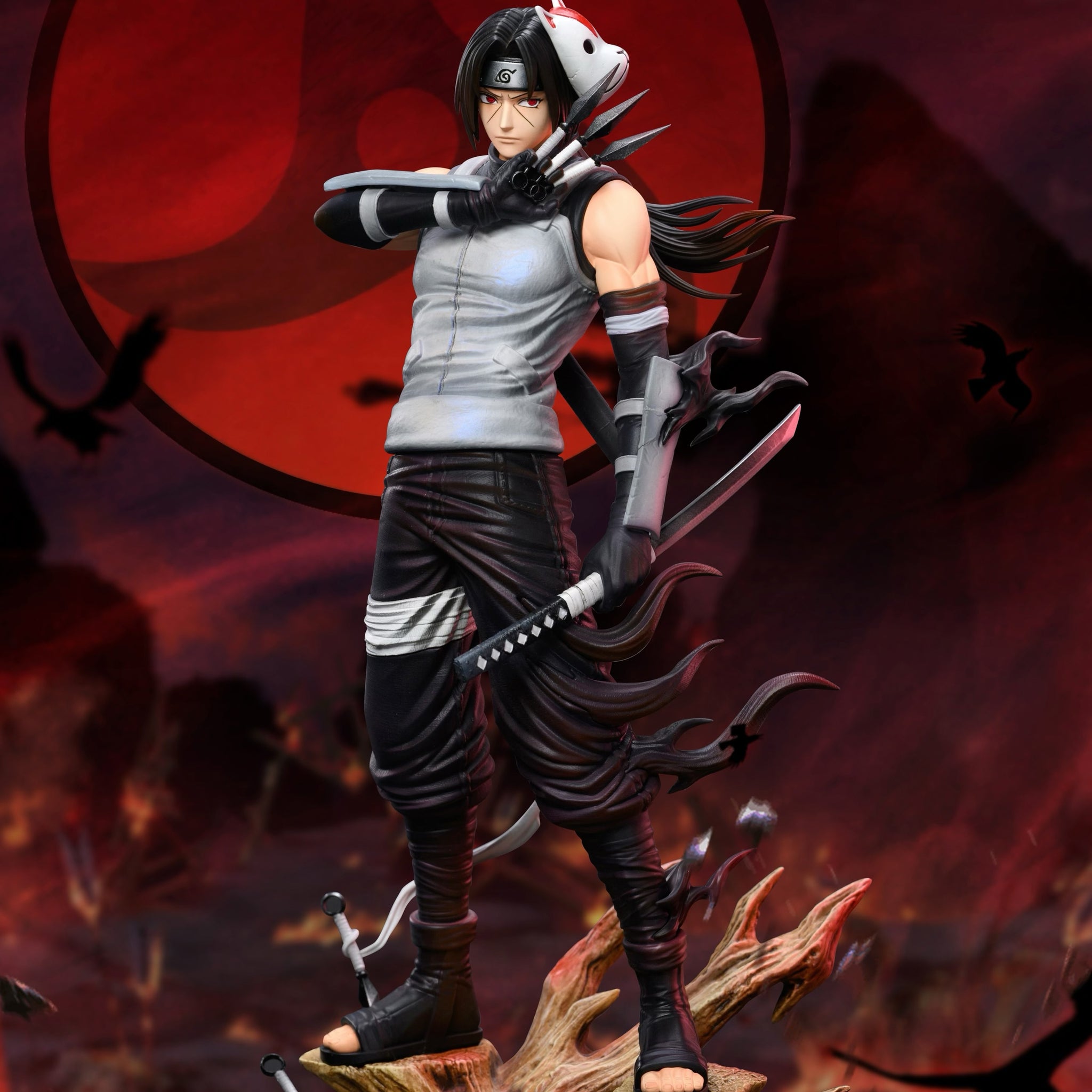 Naruto BDS Studio Anbu Itachi Uchiha Resin Statue [PRE-ORDER]