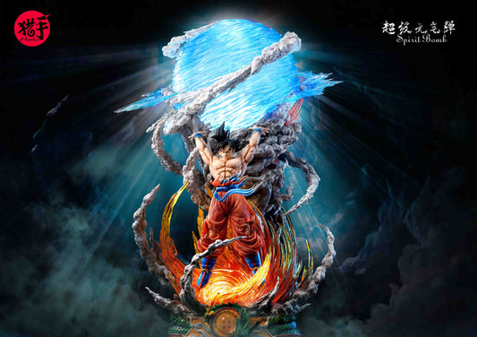 Dragon Ball Hunter Studio Goku Spirit Bomb Resin Statue - China Stock