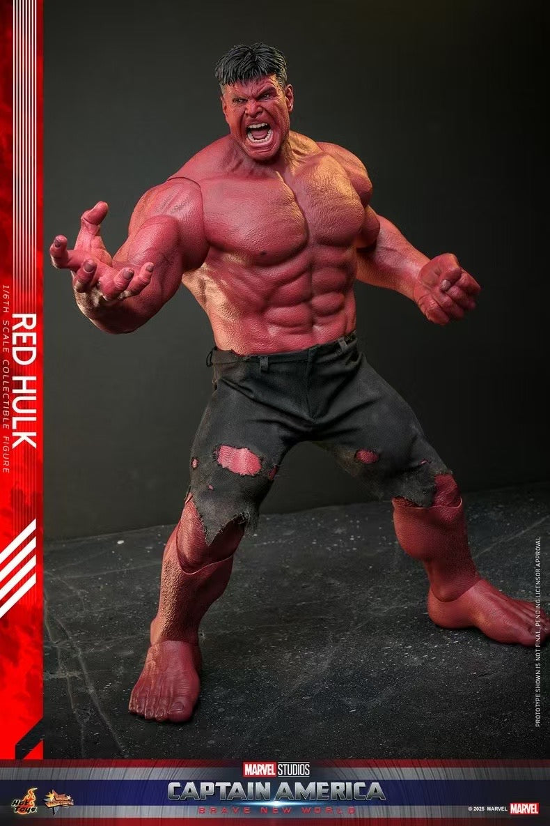 Marvel Captain America: Brave New World Hot Toys Red Hulk Licensed Action Figure