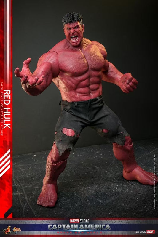 Marvel Captain America: Brave New World Hot Toys Red Hulk Licensed Action Figure [PRE-ORDER]