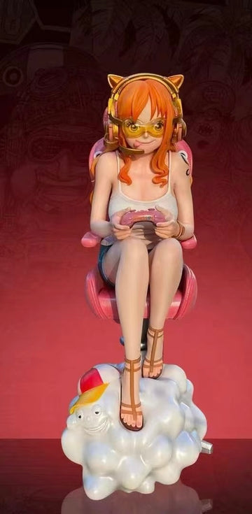 One Piece TCT Studio Nami Playing VideoGames Resin Statue [PRE-ORDER]