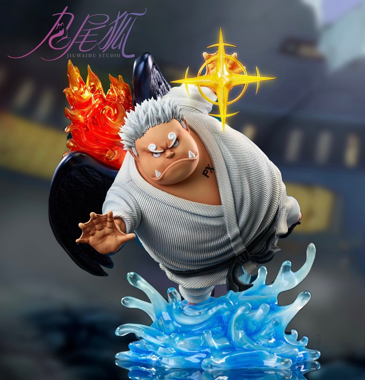 One Piece Jiu Wei Hu Studio Seraphim Jinbe Resin Statue [PRE-ORDER]