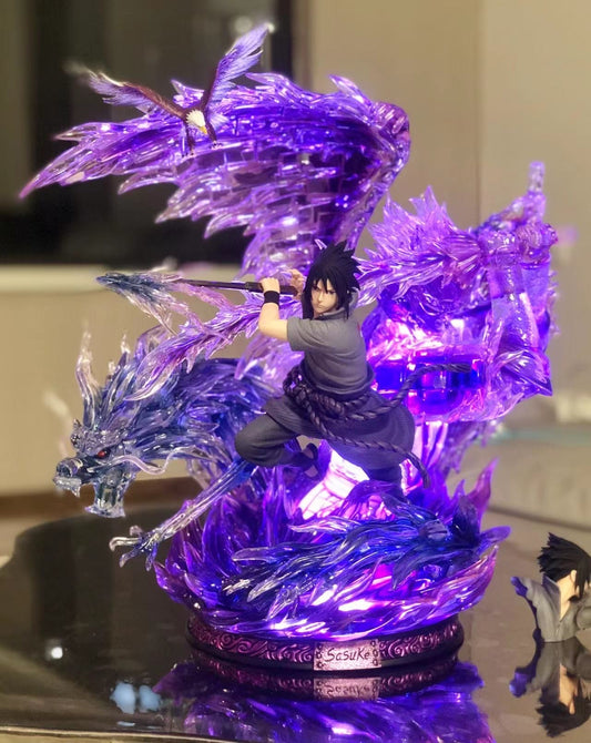 Naruto UTS Studio Sasuke Uchiha Resin Statue - China Stock