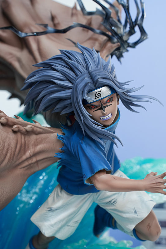 Naruto PickStar Studio Kid Sasuke Cursed Seal Final Valley Licensed Resin Statue - Preorder