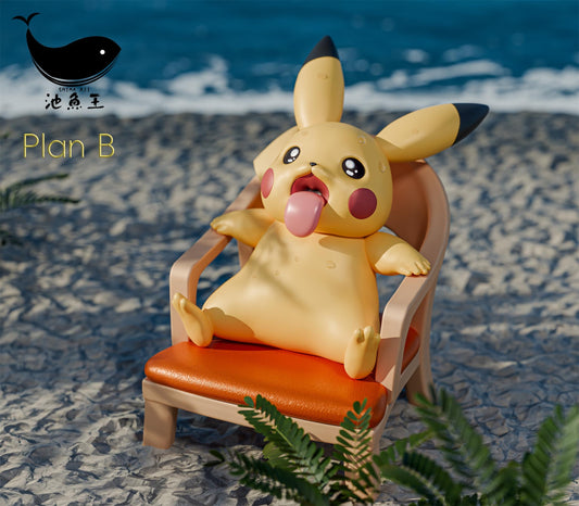 Pokemon Shima Aji Studio Summer Pikachu Resin Statue [PRE-ORDER]