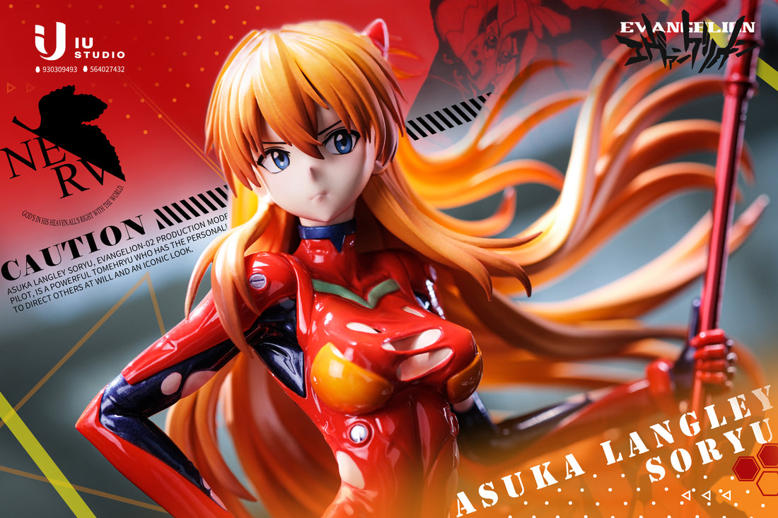 Neo Genesis Evangelion IU Studio Asuka Langley Soryu Resin Statue