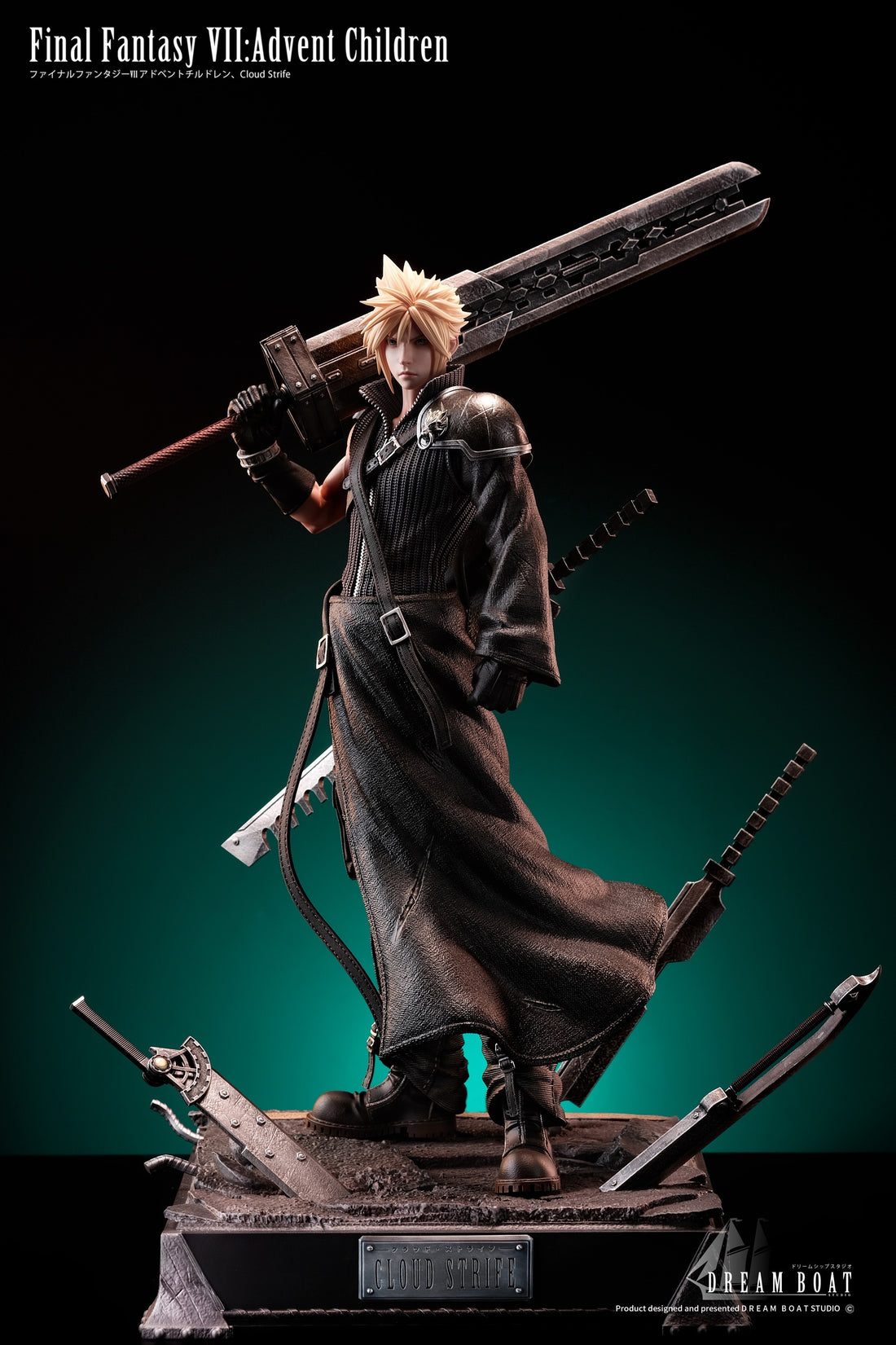 Final Fantasy VII Dream Boat Studio Cloud Resin Statue