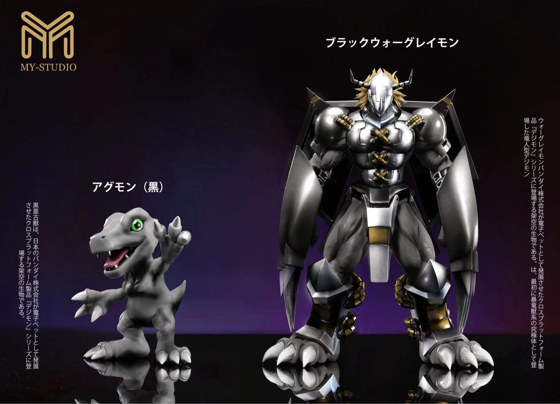 Digimon MY Studio Agumon x WarGreymon Resin Statue