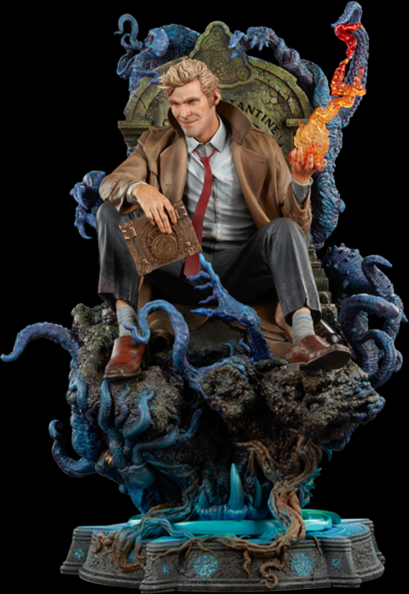 DC Comics Sideshow John Constantine Just Another Exorcism Hangover Licensed Resin Statue