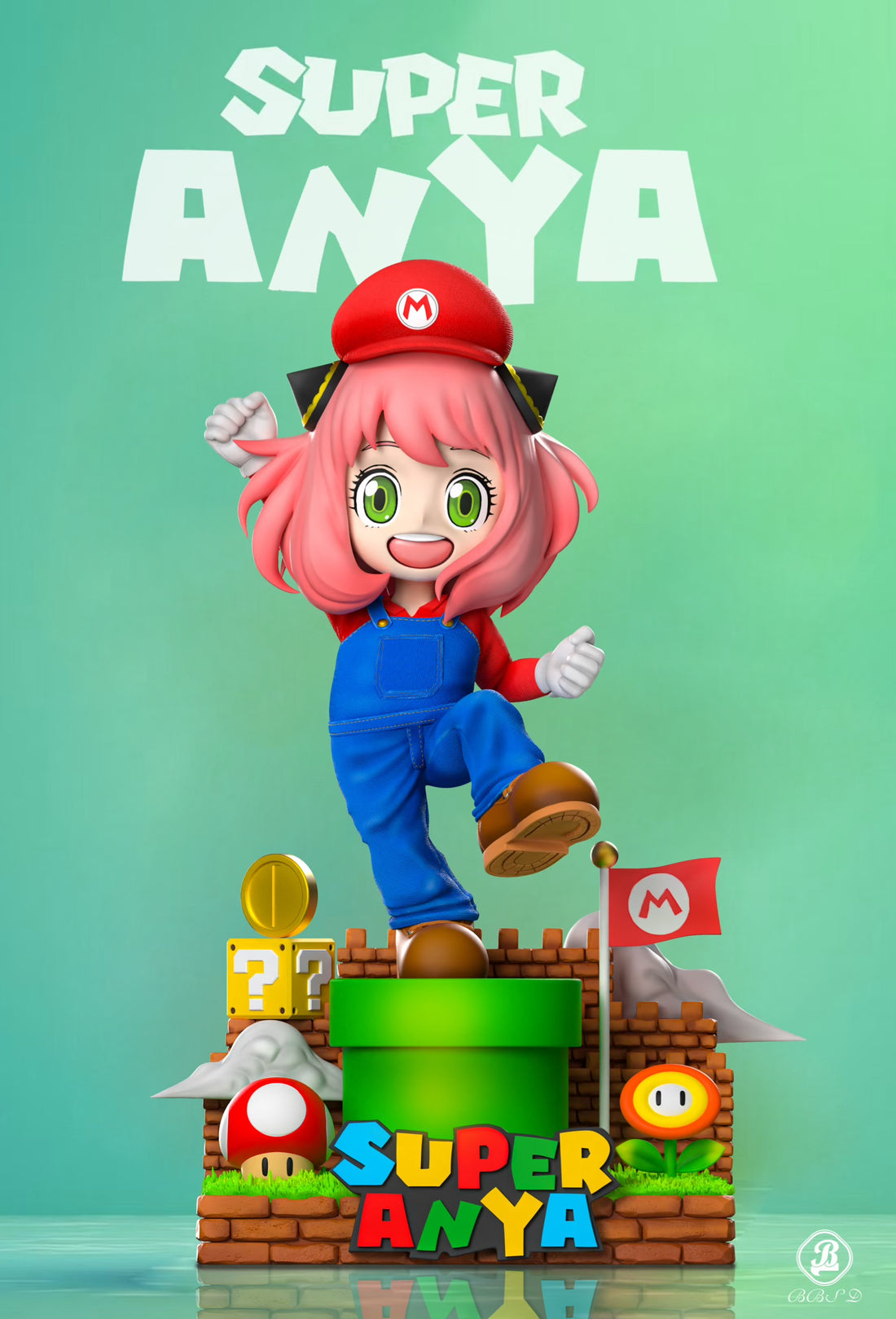 Spy x Family BBSD Studio Anya Forger COS Mario Resin Statue [PRE-ORDER]