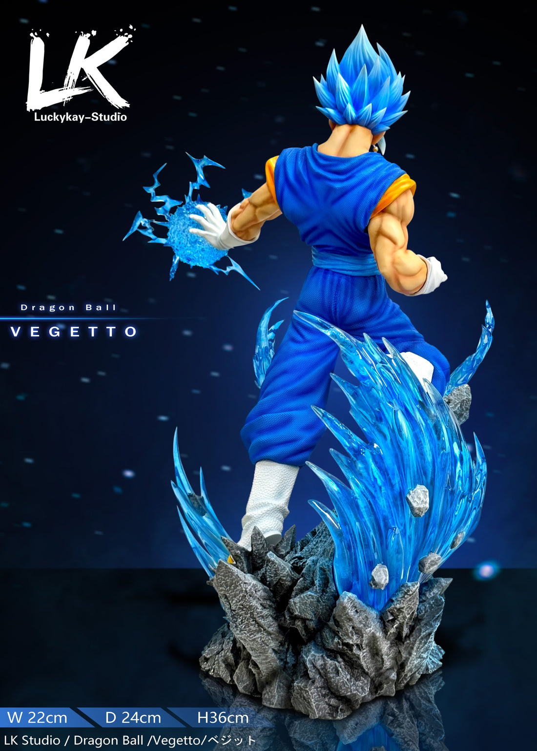 Dragon Ball LK Studio Vegetto SSJ Blue Resin Statue