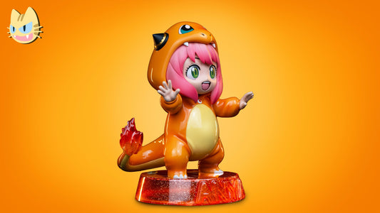 Spy x Family Miao Mi Studio Charmander Anya Forger Resin Statue [PRE-ORDER]