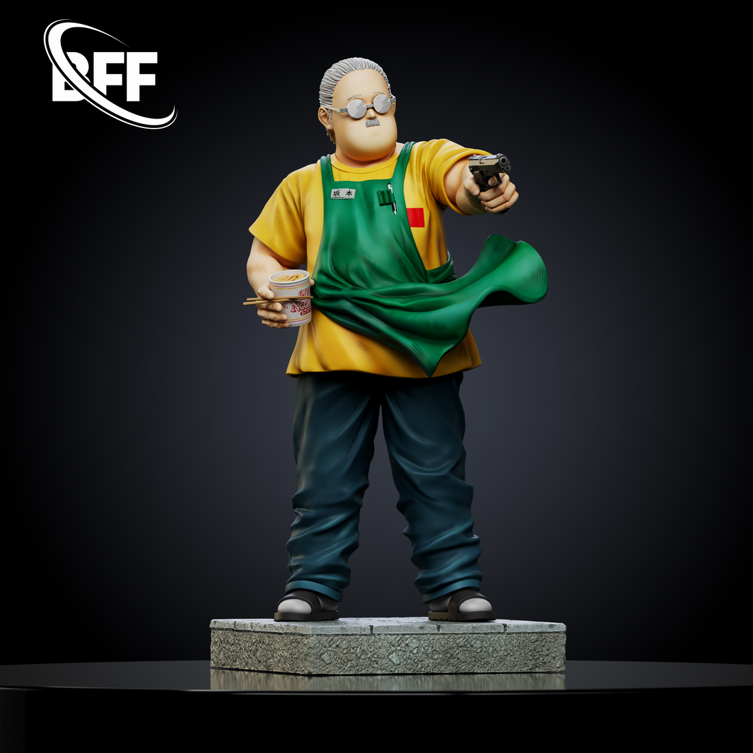 Sakamoto Days BFF Studio Taro Sakamoto Resin Statue