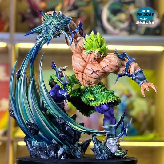 Dragon Ball Mr Soap x JacksDo Studio Broly Attack Resin Statue [CHINA STOCK]