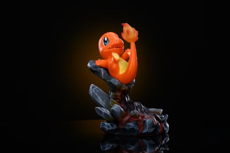 Pokemon Dream Elf Studio Charmander Night Light Resin Statue