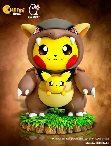 Pokemon EGG x CHEESE Studio Pikachu Cos Kangaskhan Resin Statue [PRE-ORDER]