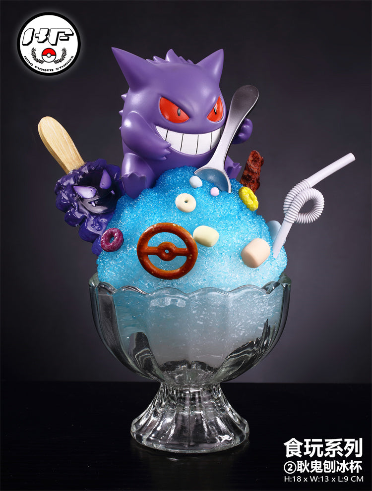 Pokemon KingFinger Studio Gengar Shaved Ice Cup Resin Statue