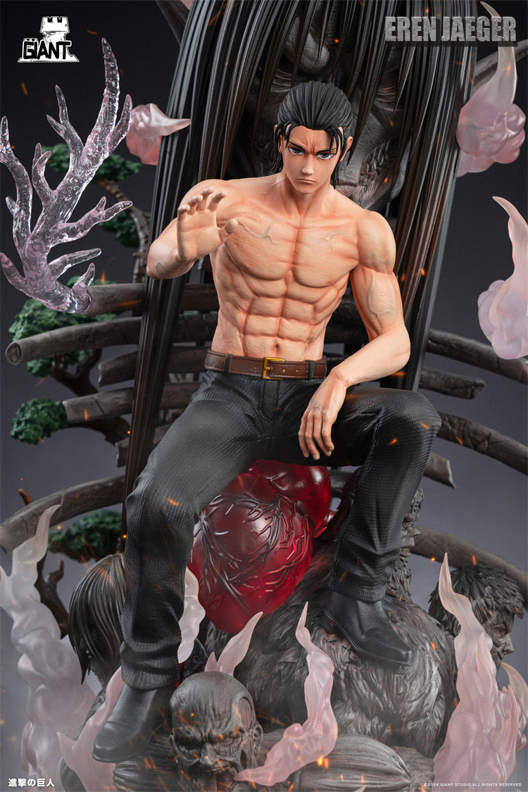 Attack on Titan Giant Studio Eren Yeager Throne Resin Statue