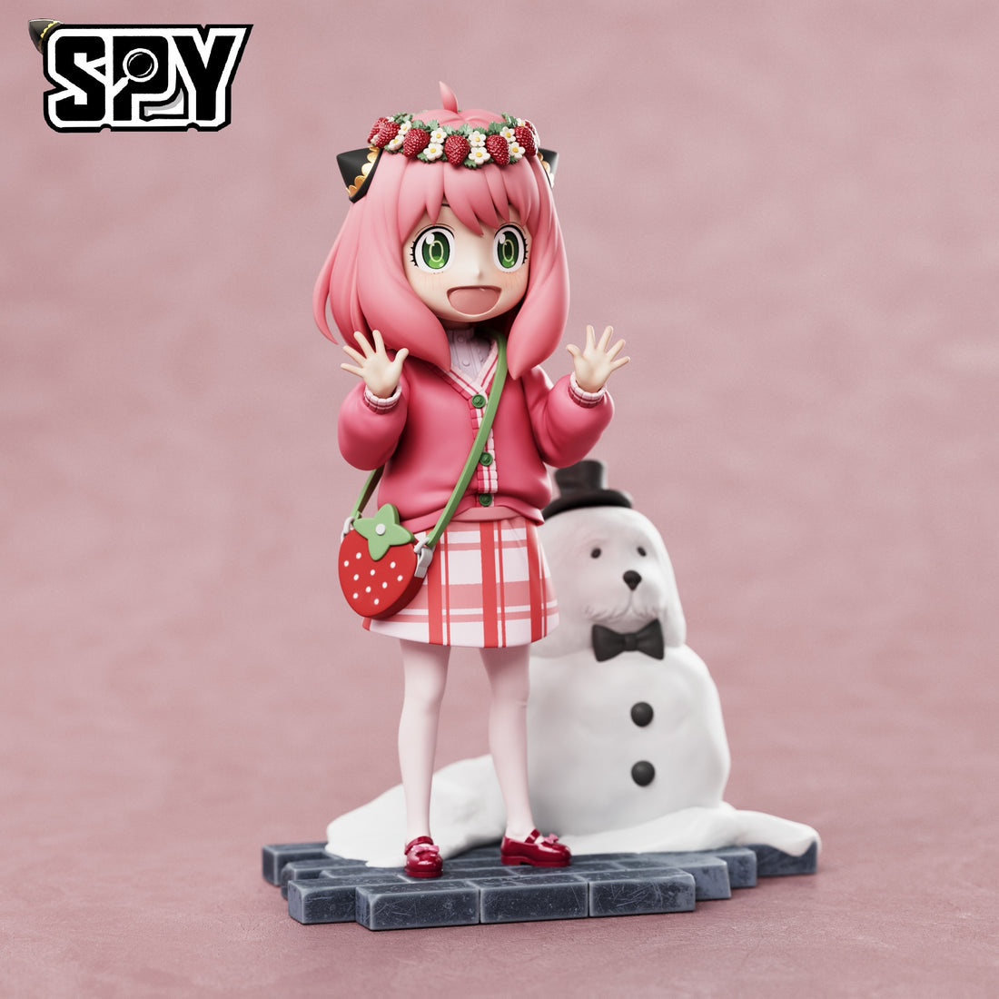 Spy x Family SPY Studio Strawberry Girl Anya Forger Resin Statue