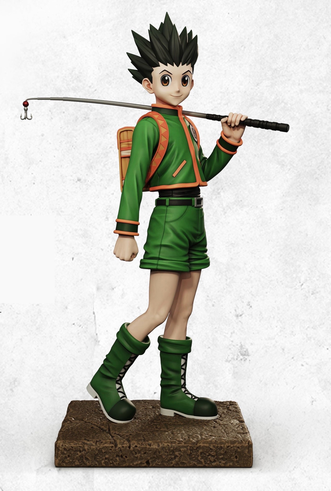 Hunter x Hunter Cross Studio Fishing Rod Gon Freecss Resin Statue [PRE-ORDER]