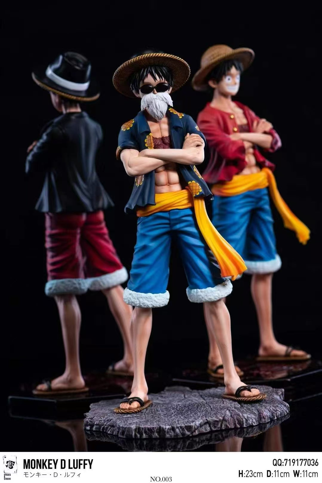 One Piece Spades K Studio Luffy Straw Hat Resin Statue [PRE-ORDER]