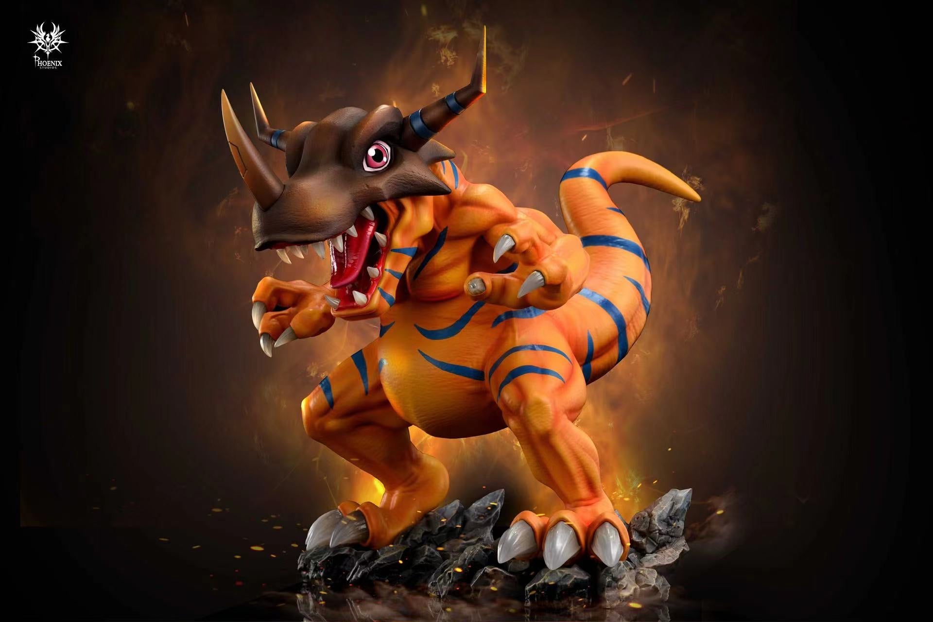 Digimon Phoenix Studio Greymon Resin Statue [PRE-ORDER]