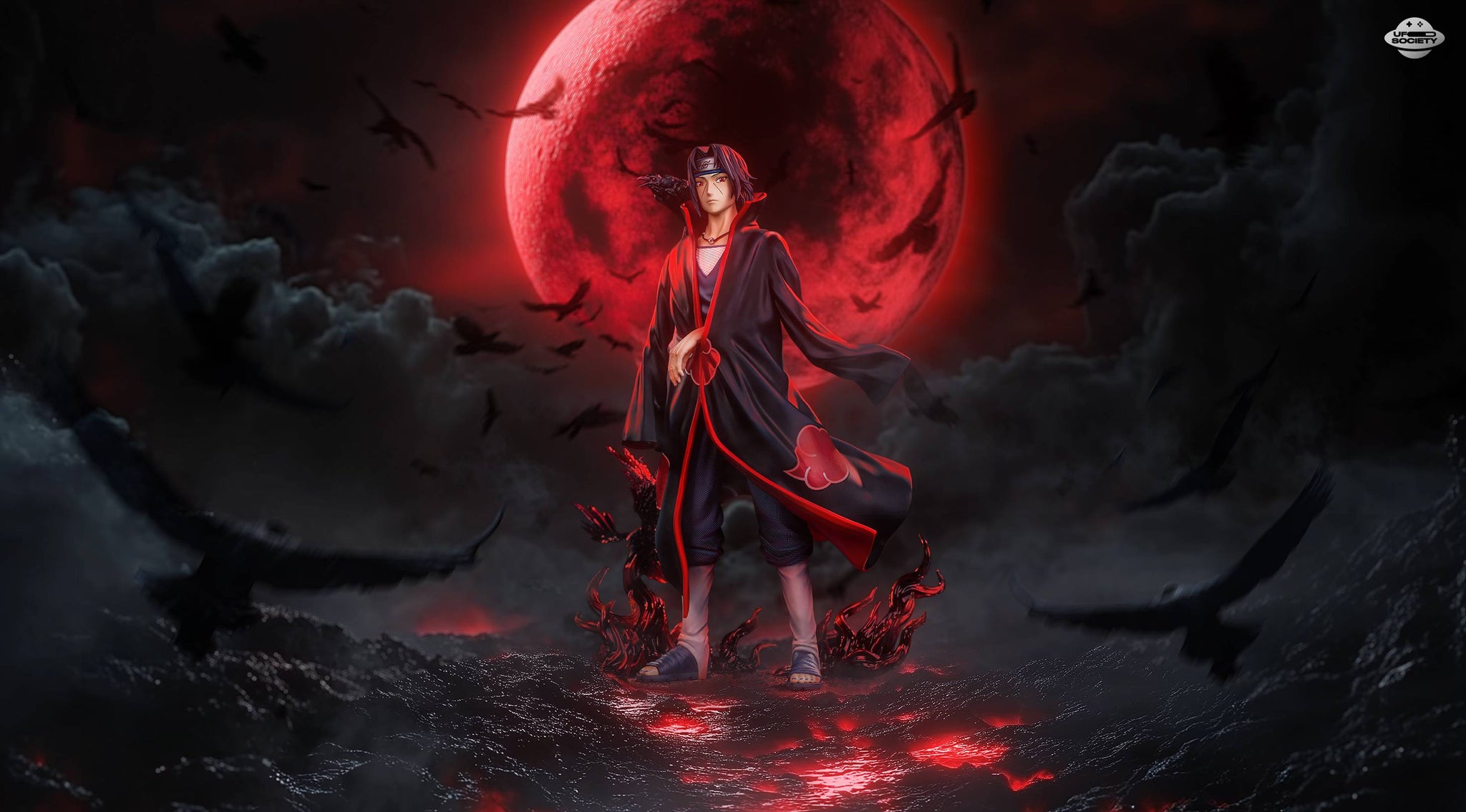 Naruto Ufo Society Studio Uchiha Itachi Resin Statue [PRE-ORDER]