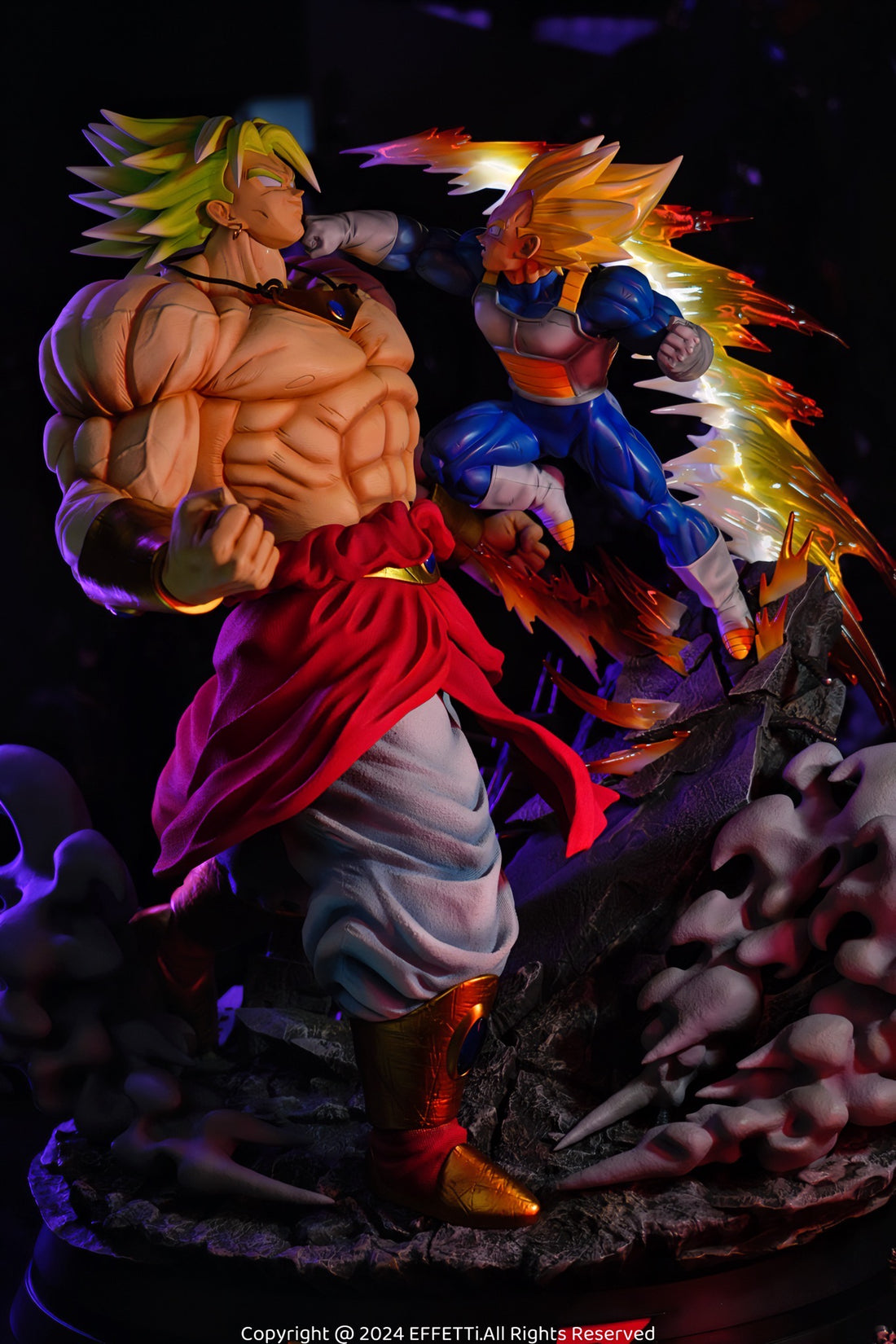 Dragon Ball Revenge Studio Broly VS Vegeta Resin Statue