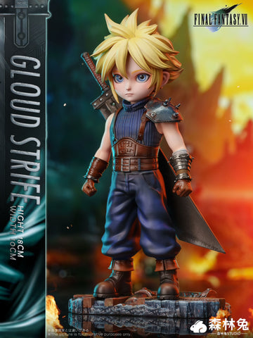 Final Fantasy Forest Rabbit Studio Small Cloud Strife Resin Statue [PRE-ORDER]