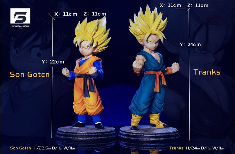 Dragon Ball Fighting Sprit Studio Goten x Trunks Resin Statue [PRE-ORDER]