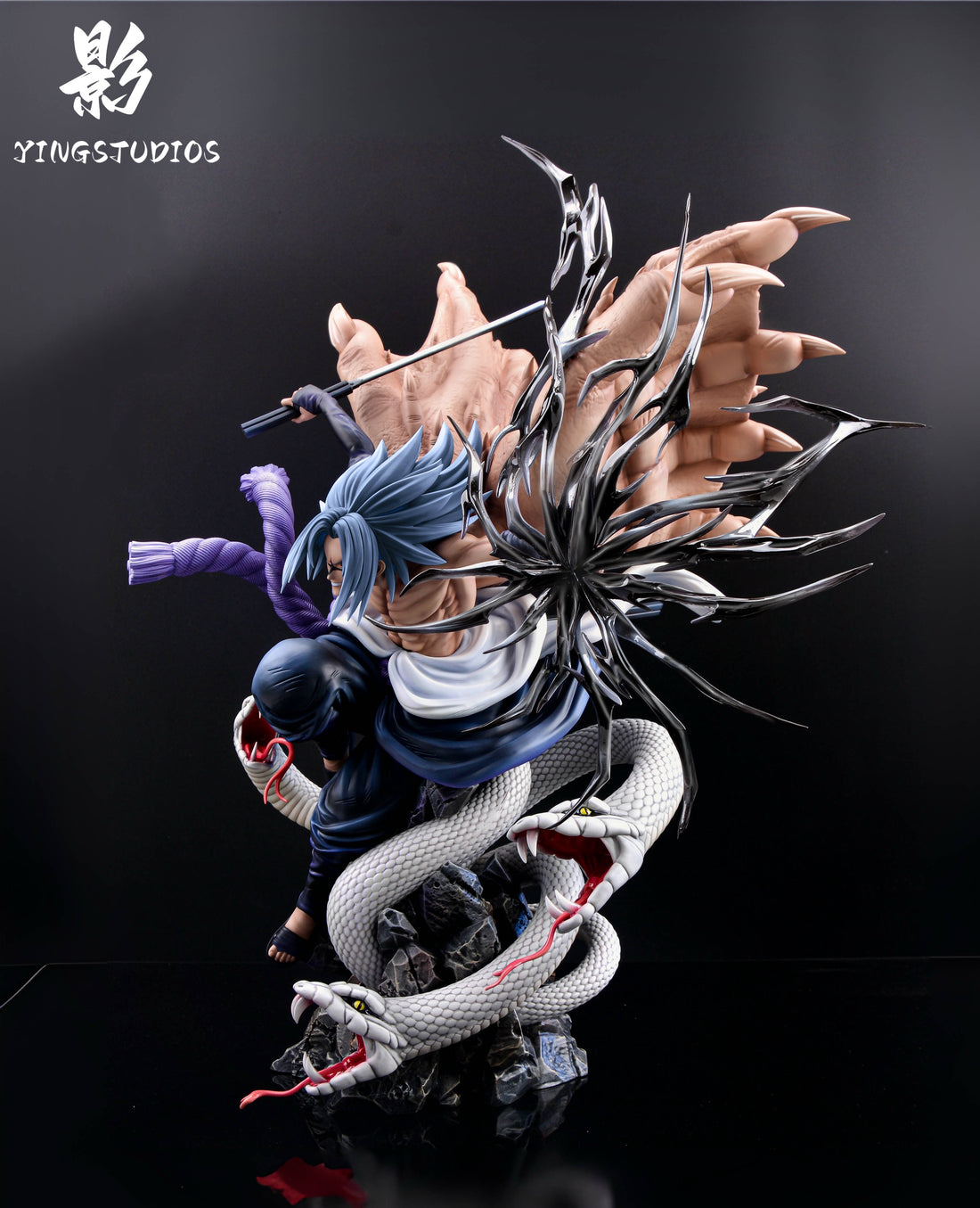 Naruto Ying Studio Sasuke Curse Mark Resin Statue