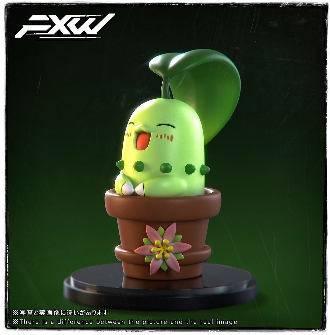 Pokemon FXW Studio Chikorita Plant Resin Statue