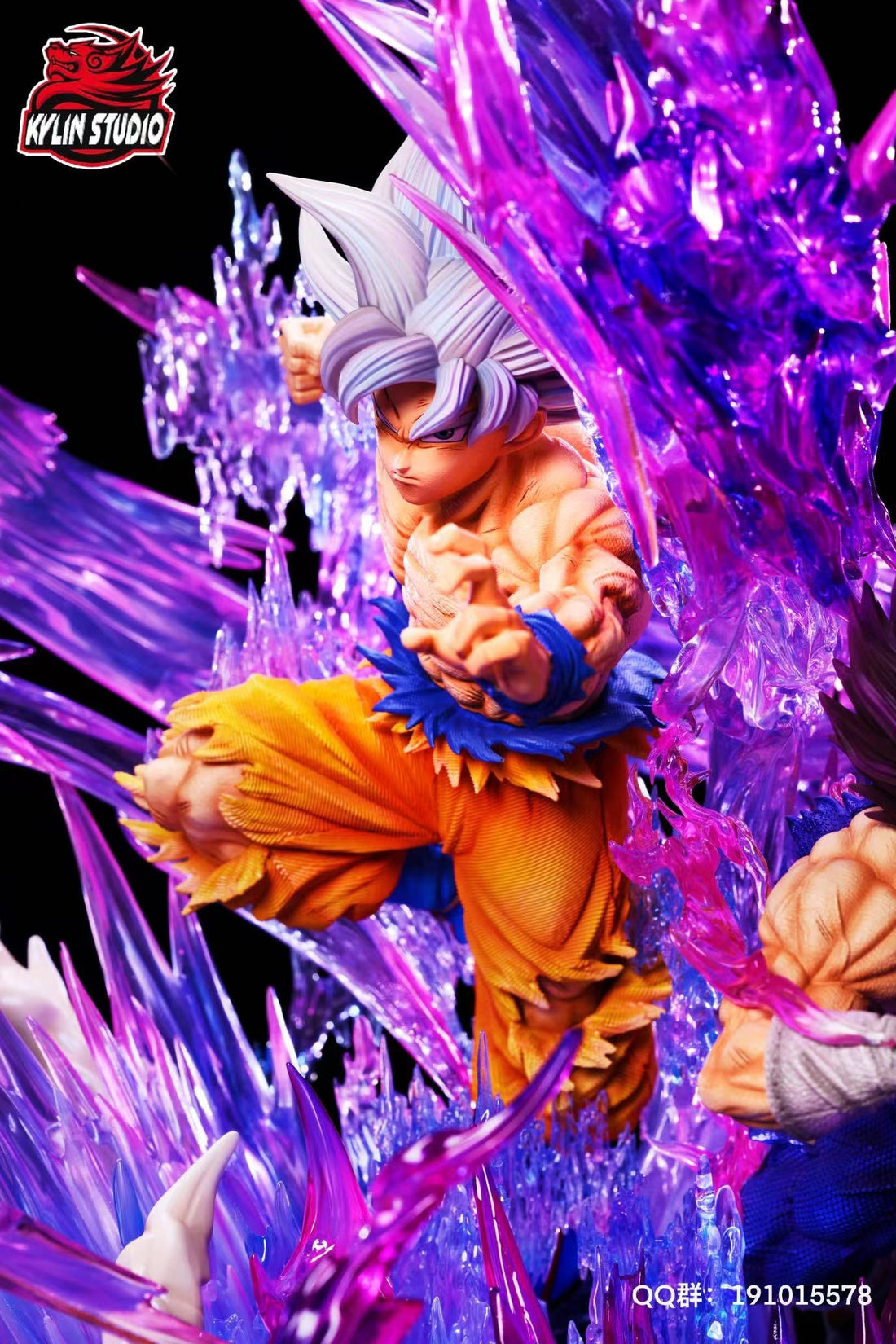 Dragon Ball Kylin Studio Ultra Instinct Kakarot Goku x Vegeta Ultra Ego Resin Statue [PRE-ORDER]