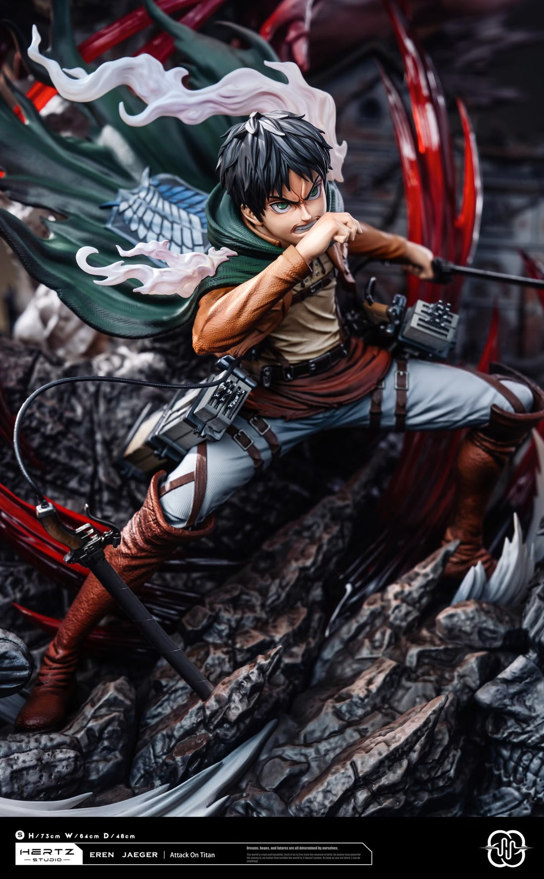 Attack on Titan Hertz Studio Eren Jaeger Resin Statue