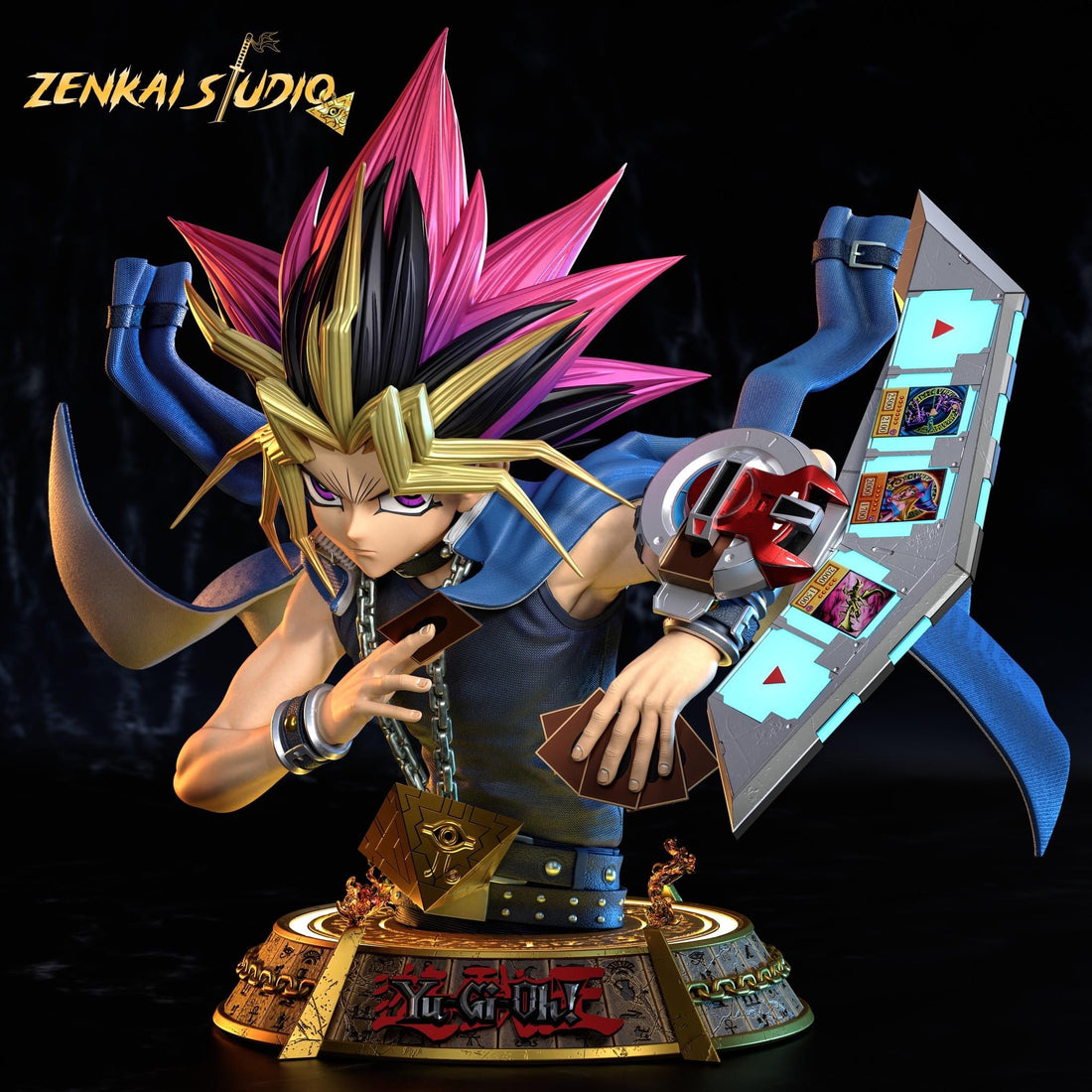 Yu Gi Oh! Zenkai Studio Yugi Muto Life Size Bust Resin Statue