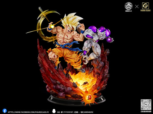 Dragon Ball Oracle x Figure Class Goku VS Frieza Namek Battle Resin Statue - Preorder