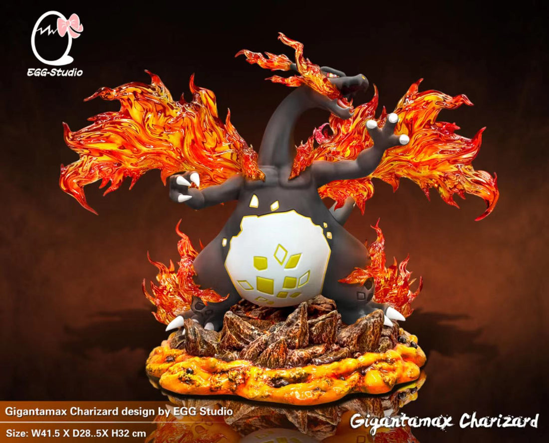 Pokemon EGG Studio Gigantamax Charizard Resin Statue