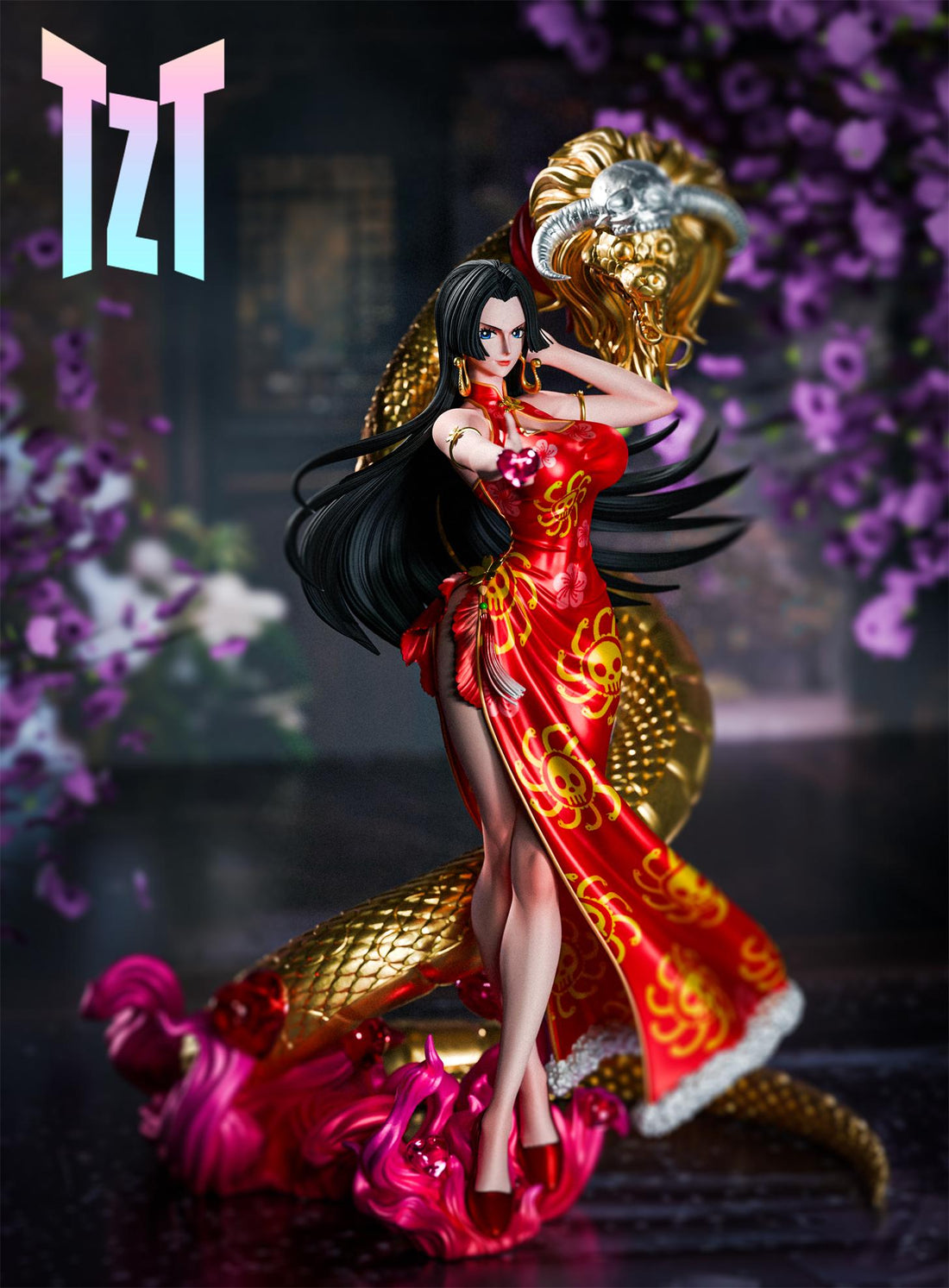 One Piece TZT Studio The Snake Year Empress Boa Hancock Resin Statue