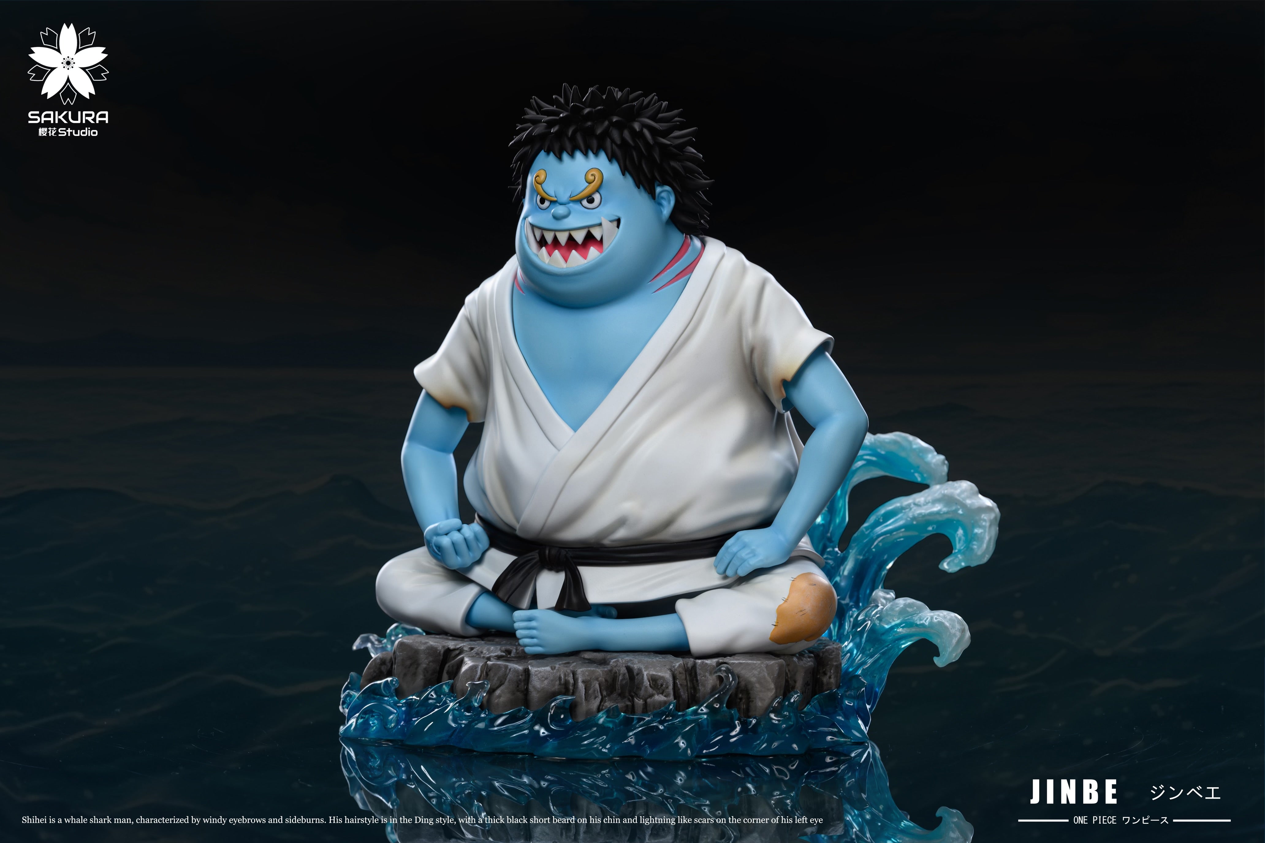 One Piece Sakura Studio Childhood Jinbe Resin Statue [CHINA STOCK]