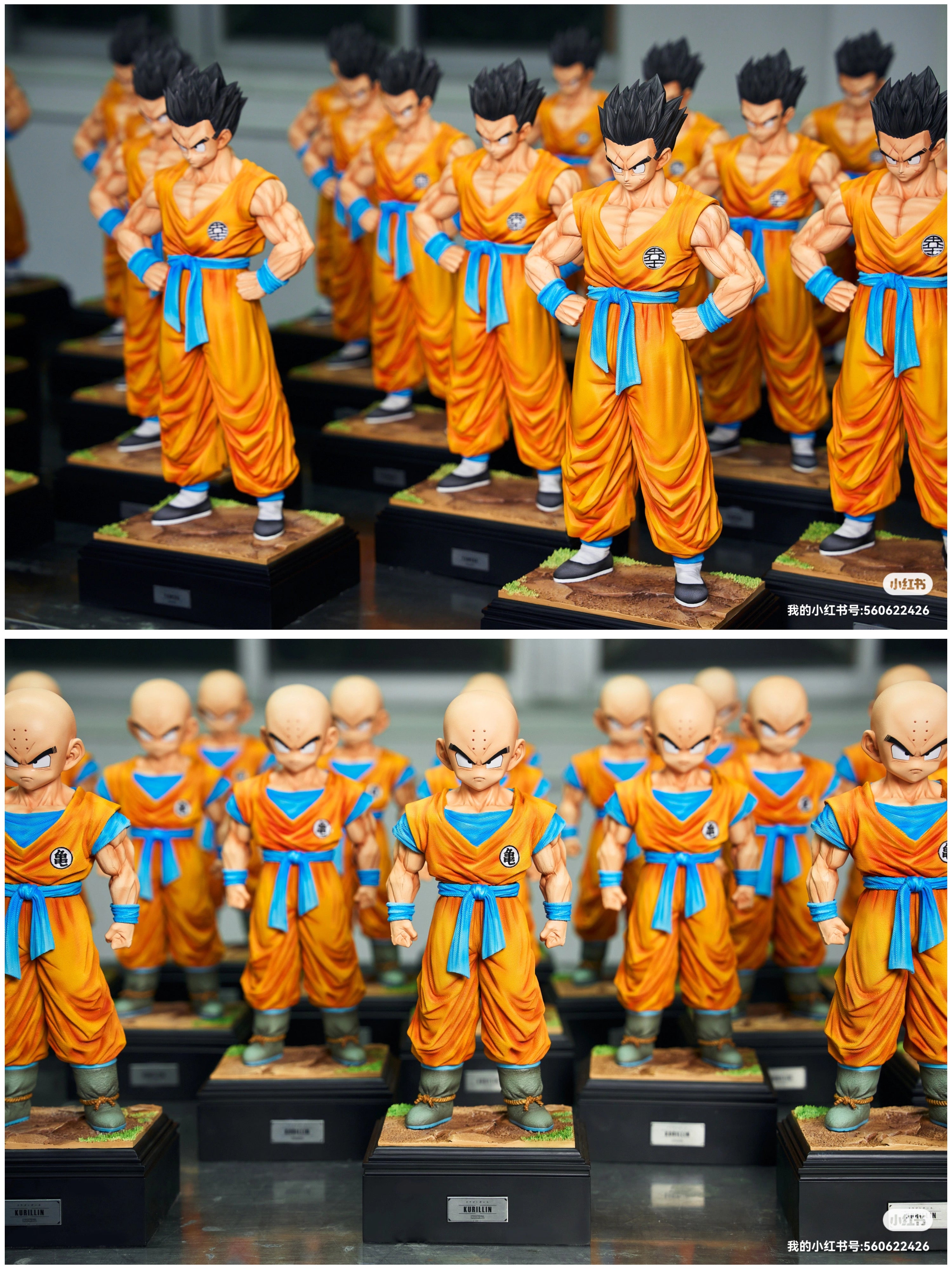 Dragon Ball Infinite Studio Krillin x Yamcha Resin Statue - China Stoc