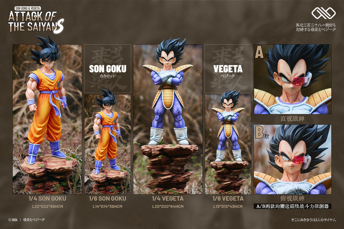 Dragon Ball Infinite Studio Goku VS Vegeta Resin Statue