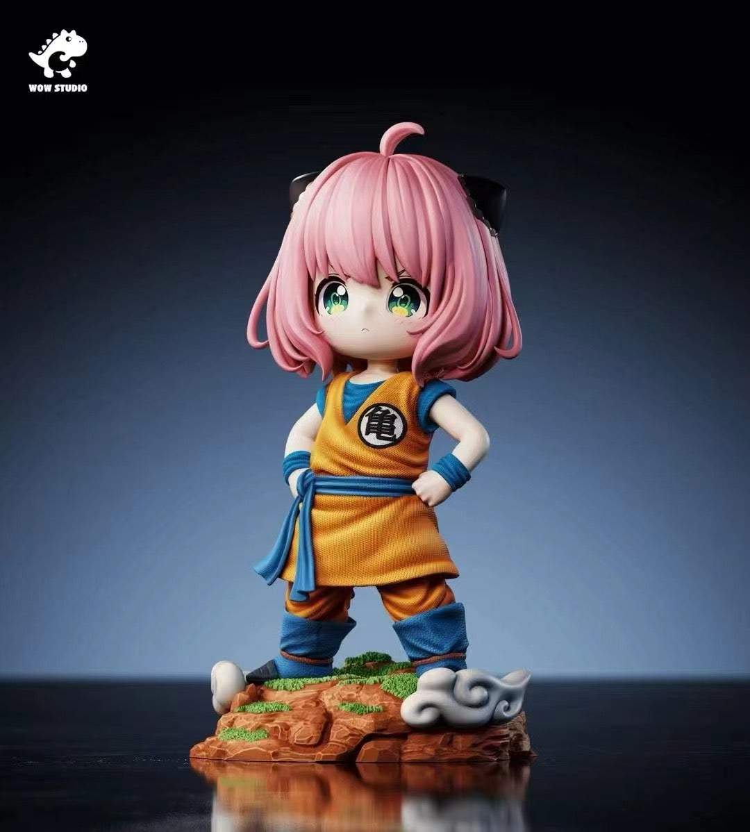 Spy x Family WOW Studio Anya Forger COS Goku Resin Statue