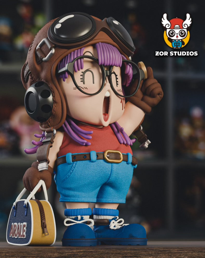 Dr Slump ZOR Studio Arale Backpack Resin Statue